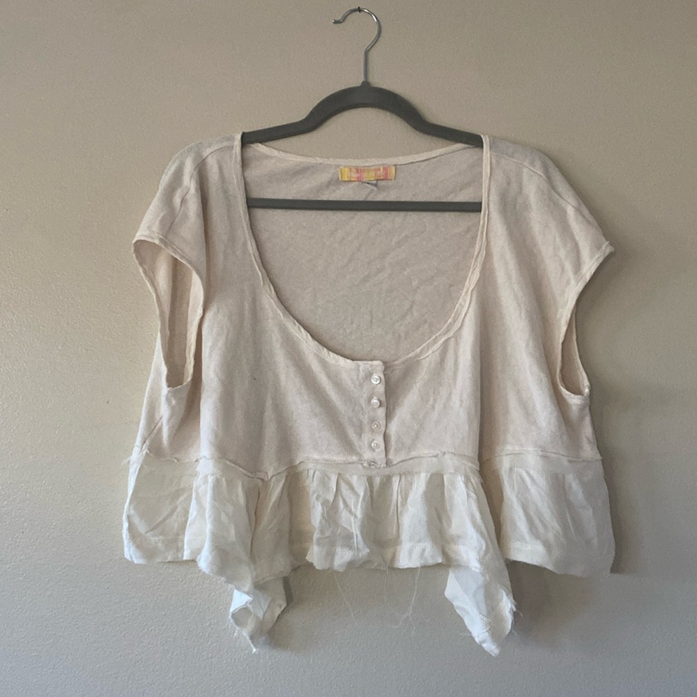 Urban Outfitters Babydoll Top - Cream